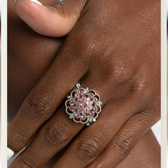 Love ROSE Pink RING - Picture 3 of 4